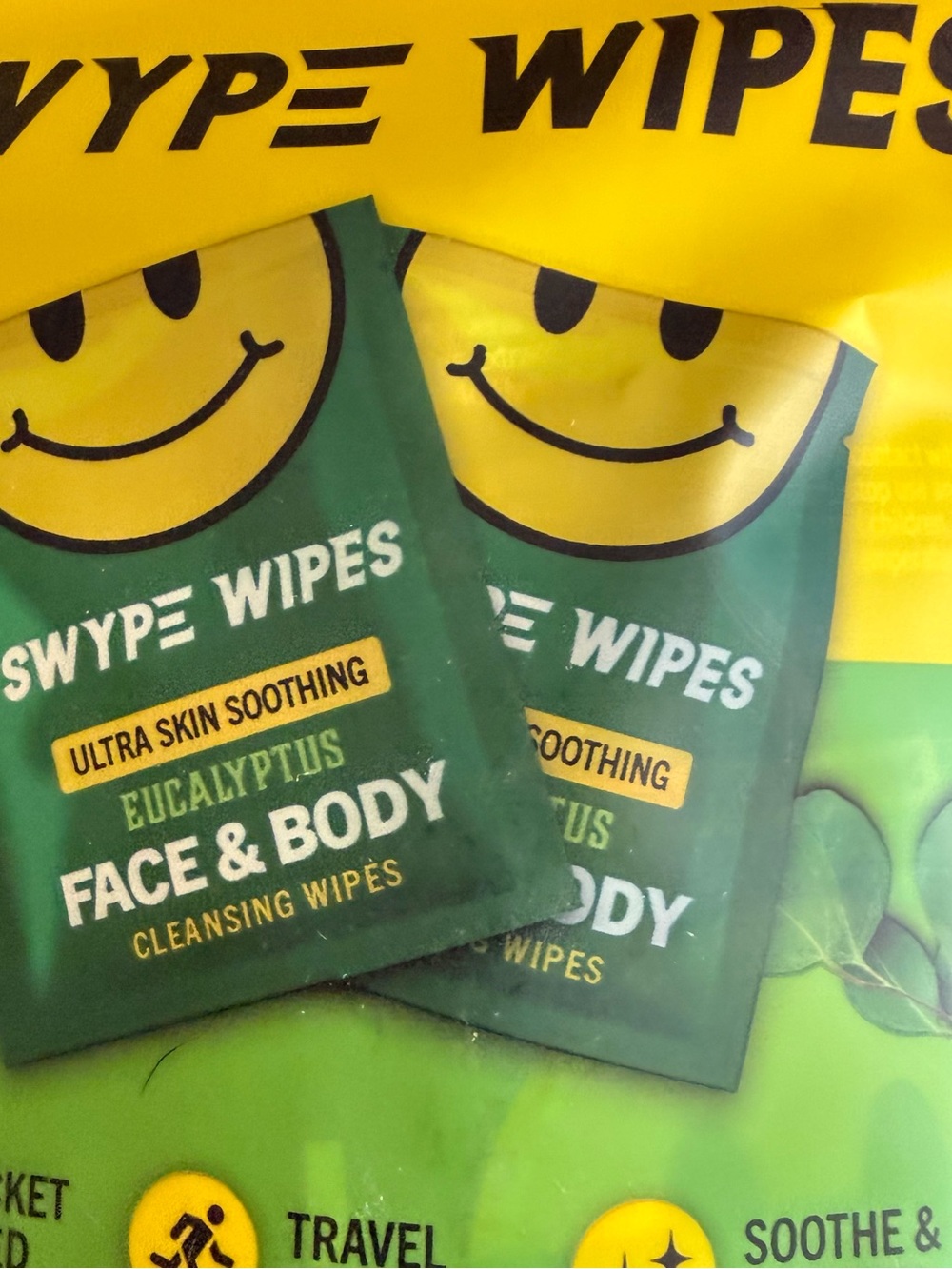 Eucalyptus Face & Body Cleansing Wipes - Green - Picture 11 of 16